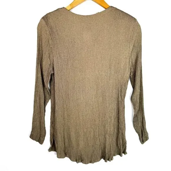 Rabbit Rabbit Rabbit Button Front Blouse S/M - Picture 2 of 9